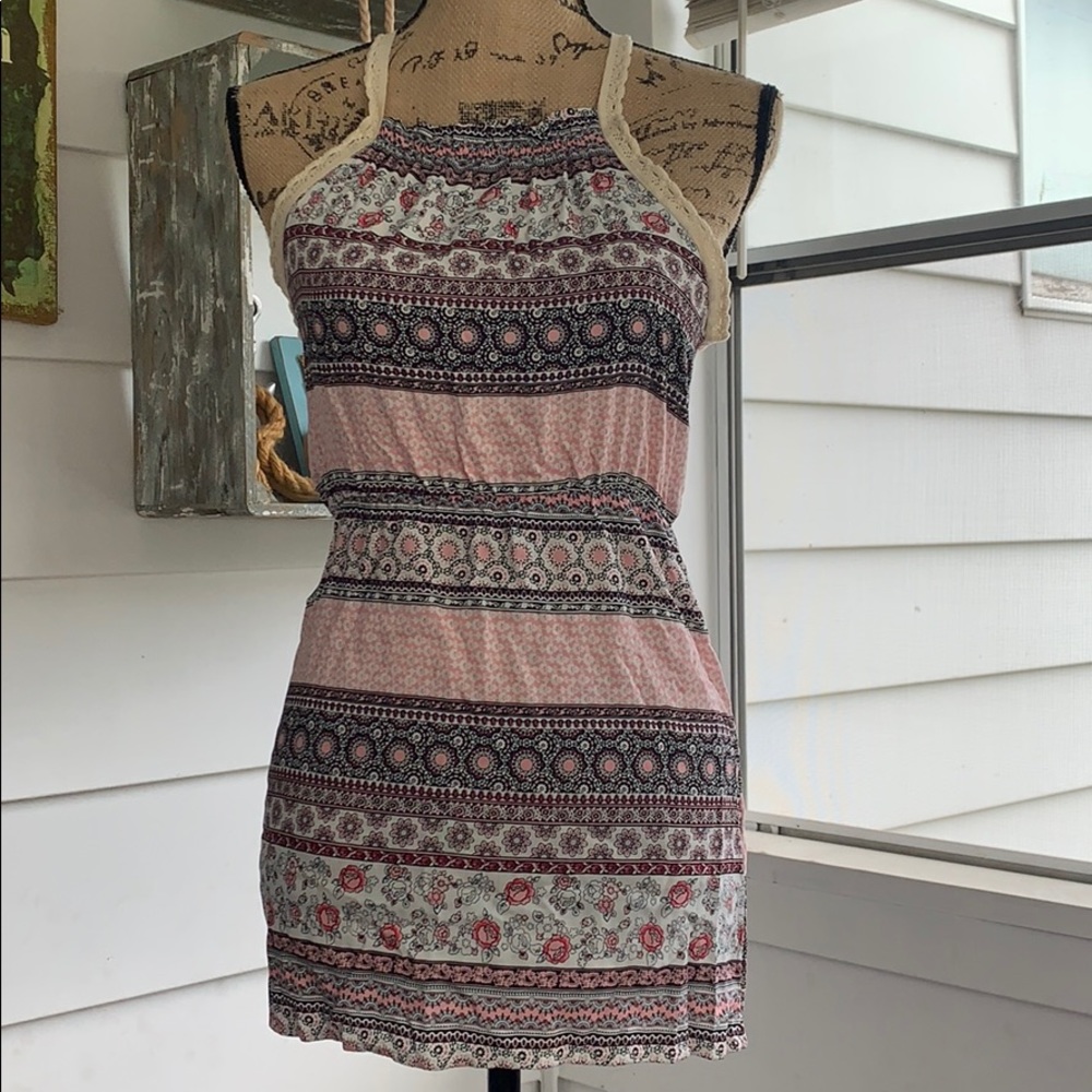 Colorful dress with patterns